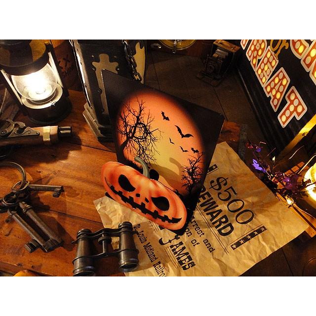 【即納】【在庫あり】ハロウィン　U.S.ヘヴィースチールサイン　（3Dハロウィンパンプキン）　パーティー　飾り　アメリカ雑貨　ハロウィン |  | 01