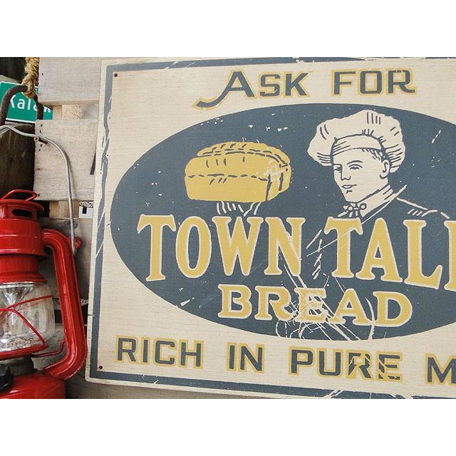 昔のアドバタイジング ウッドサイン （タウントーク） アメリカ雑貨