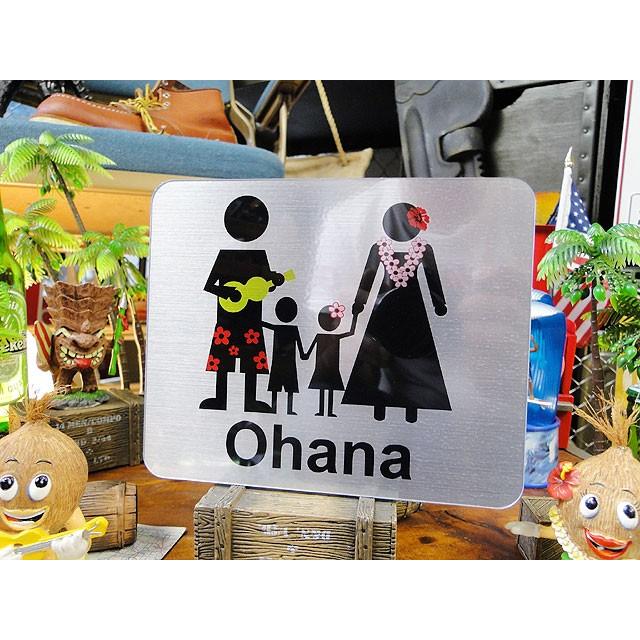 ハワイ　トイレサイン　（家族）　アメリカ雑貨　アメリカン雑貨 | 
