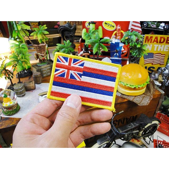 ハワイ州旗　ワッペン　アメリカ雑貨 アメリカン雑貨 爆買 |  | 01
