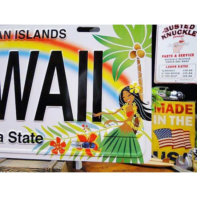 ハワイアンライセンスプレート　（フラガール）　アメリカ雑貨　アメリカン雑貨 |  | 02