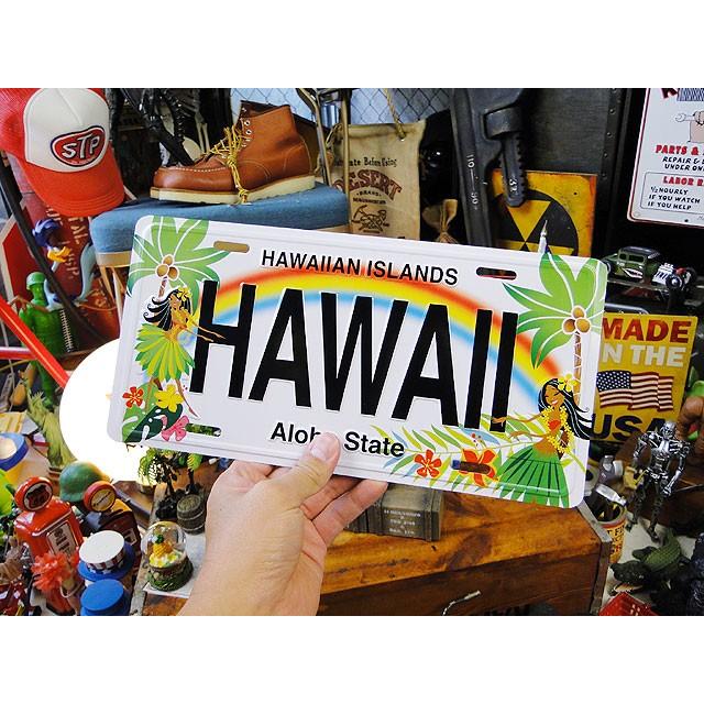ハワイアンライセンスプレート　（フラガール）　アメリカ雑貨　アメリカン雑貨 |  | 03