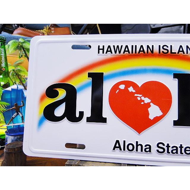 ハワイアンライセンスプレート　（アロハ）　アメリカ雑貨　アメリカン雑貨 |  | 01