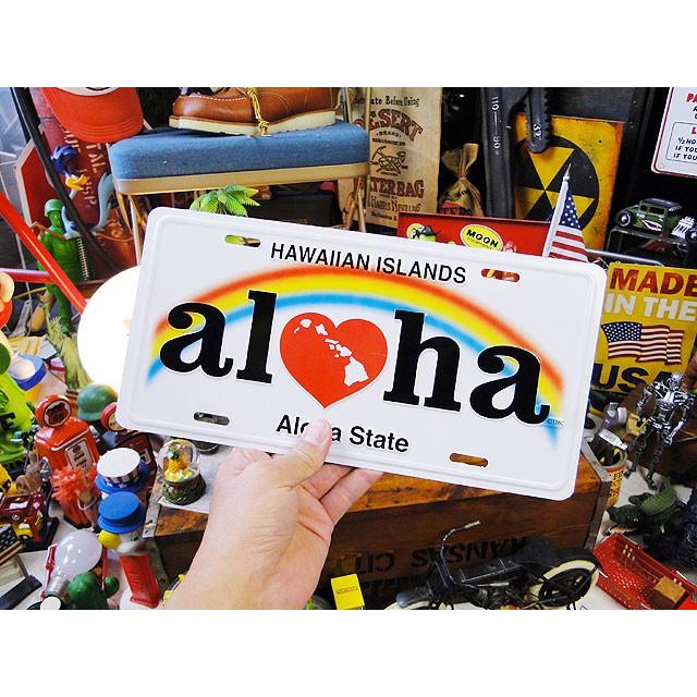 ハワイアンライセンスプレート　（アロハ）　アメリカ雑貨　アメリカン雑貨 |  | 03