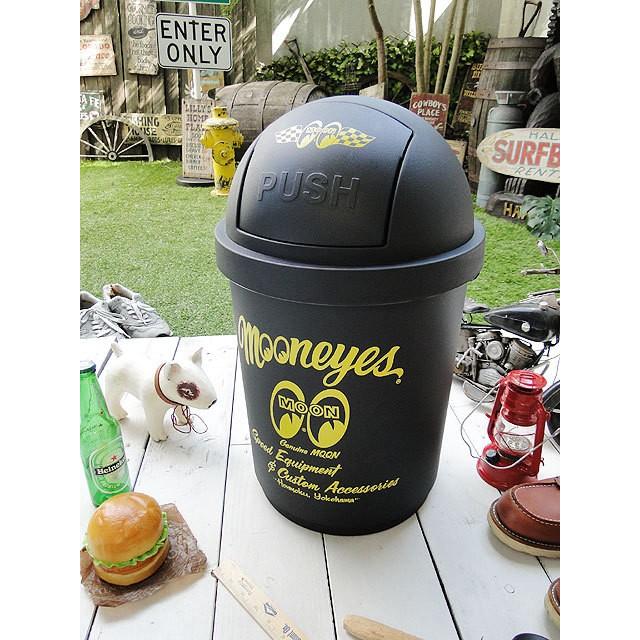 ムーンアイズ　35Lダストボックス　（ブラック）　アメリカ雑貨　アメリカン雑貨 | 