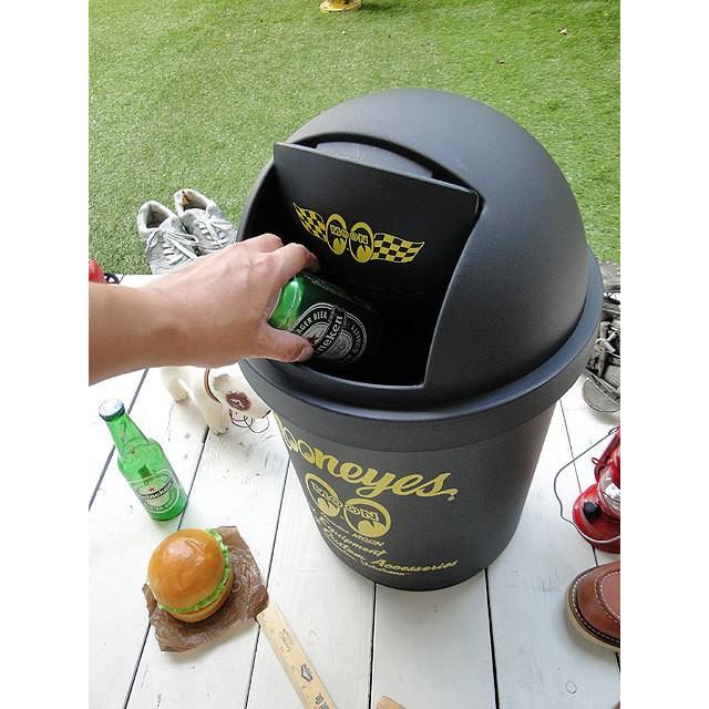 ムーンアイズ　35Lダストボックス　（ブラック）　アメリカ雑貨　アメリカン雑貨 |  | 05