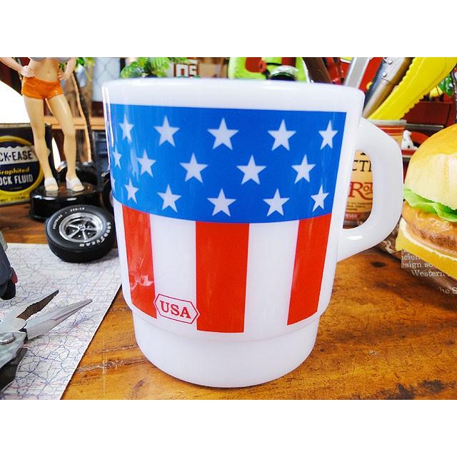 星条旗　ミルキースタッキングプラスチックマグ　アメリカン雑貨 アメリカ雑貨 |  | 02