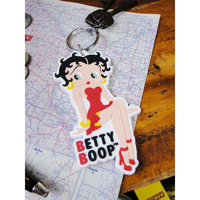 ベティ・ブープ　ラバーキーホルダー　（デザインA）　アメリカン雑貨 アメリカ雑貨 | 