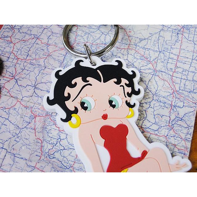 ベティ・ブープ　ラバーキーホルダー　（デザインA）　アメリカン雑貨 アメリカ雑貨 |  | 01