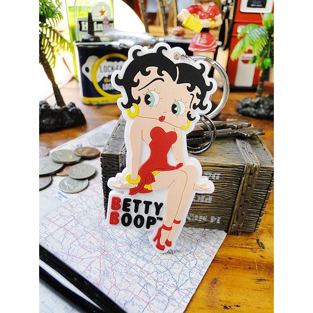 ベティ・ブープ　ラバーキーホルダー　（デザインA）　アメリカン雑貨 アメリカ雑貨 |  | 03