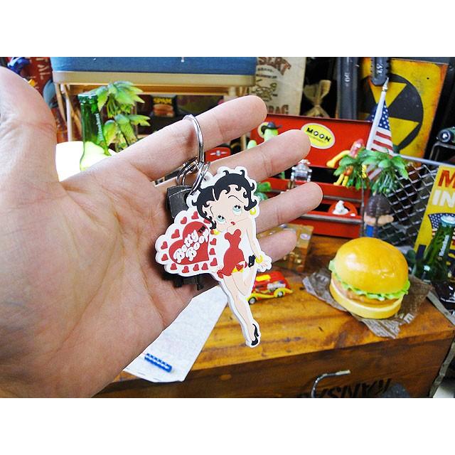 ベティ・ブープ　ラバーキーホルダー　（デザインC）　アメリカン雑貨 アメリカ雑貨 |  | 04