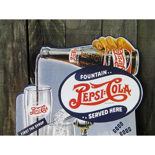 ペプシコーラ ヴィンテージサインボード （ビッググラス5セント
