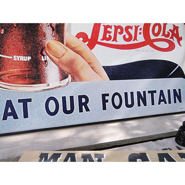 ヴィンテージペプシコーラサインボード