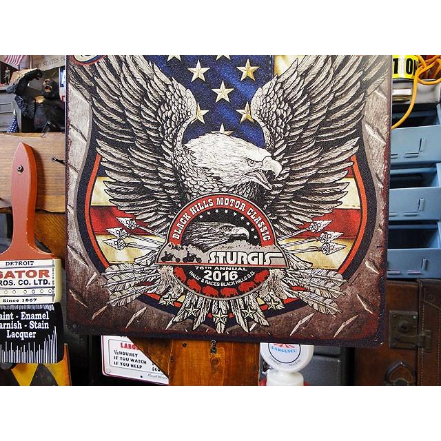 スタージス　ラリー75周年　ブリキ看板　（アメリカンイーグル）　アメリカ雑貨　アメリカン雑貨 | Harley Davidson | 02