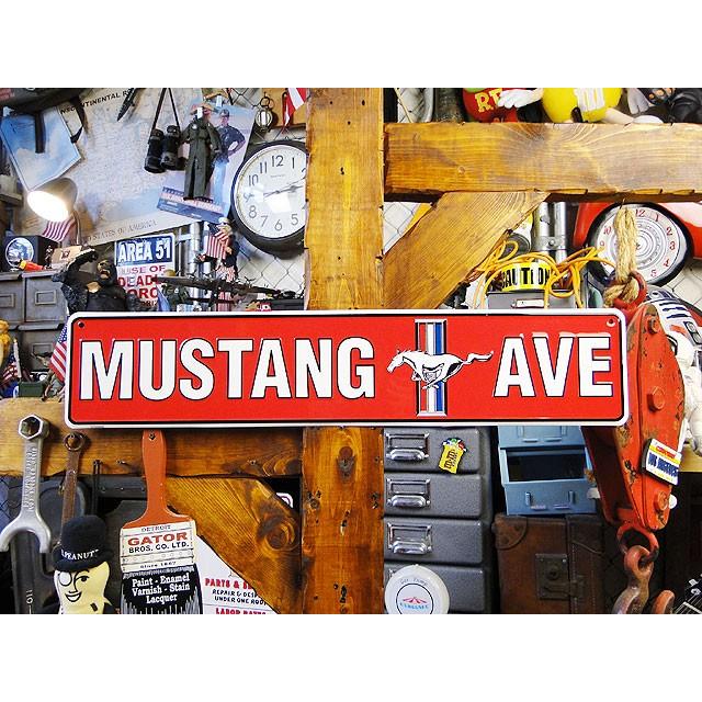 マスタング　アベニュー　ストリートサイン　アメリカ雑貨　アメリカン雑貨 | アメリカン レトロ | 01
