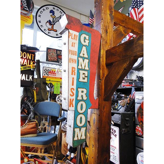 アメリカのアーケードサイン　ウォールオブジェ（ゲームルーム）　【両面デザイン】　■ アメリカ雑貨 アメリカン雑貨 | 