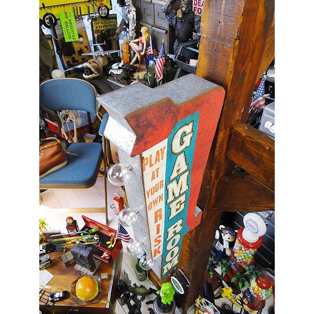 アメリカのアーケードサイン　ウォールオブジェ（ゲームルーム）　【両面デザイン】　■ アメリカ雑貨 アメリカン雑貨 |  | 01