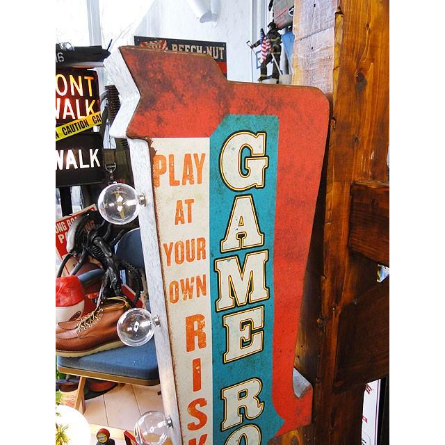 アメリカのアーケードサイン　ウォールオブジェ（ゲームルーム）　【両面デザイン】　■ アメリカ雑貨 アメリカン雑貨 |  | 04
