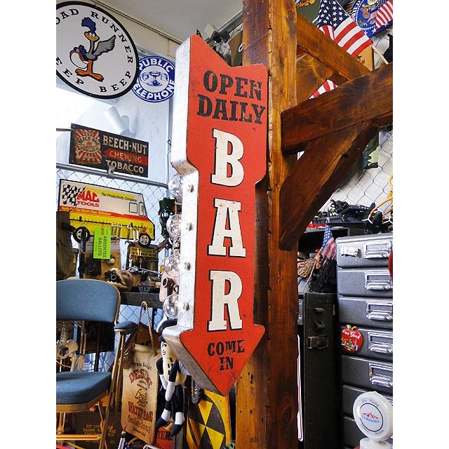 アメリカのアーケードサイン　ウォールオブジェ　（バー）　【両面デザイン】 | 