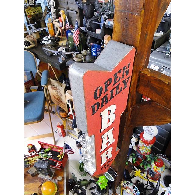 アメリカのアーケードサイン　ウォールオブジェ　（バー）　【両面デザイン】 |  | 01