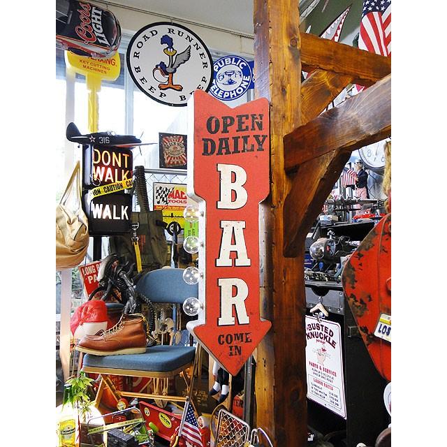 アメリカのアーケードサイン　ウォールオブジェ　（バー）　【両面デザイン】 |  | 08