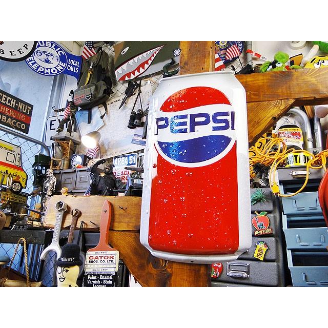 ペプシ缶　エンボス　ティンサイン　アメリカ雑貨　アメリカン雑貨 |  | 04