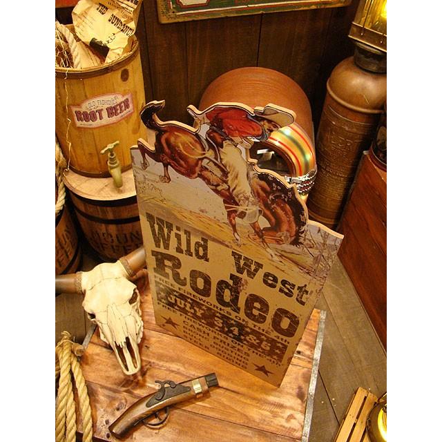 ワイルドウエストロデオサイン　アメリカ雑貨 アメリカン雑貨 |  | 01