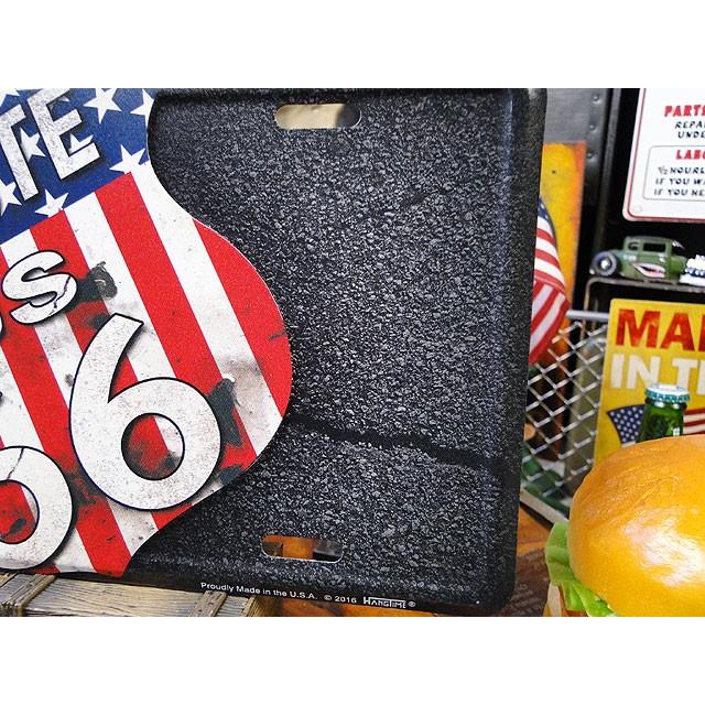 ルート66　ライセンスプレート　（星条旗ロードサイン）　アメリカ雑貨　アメリカン雑貨 |  | 02