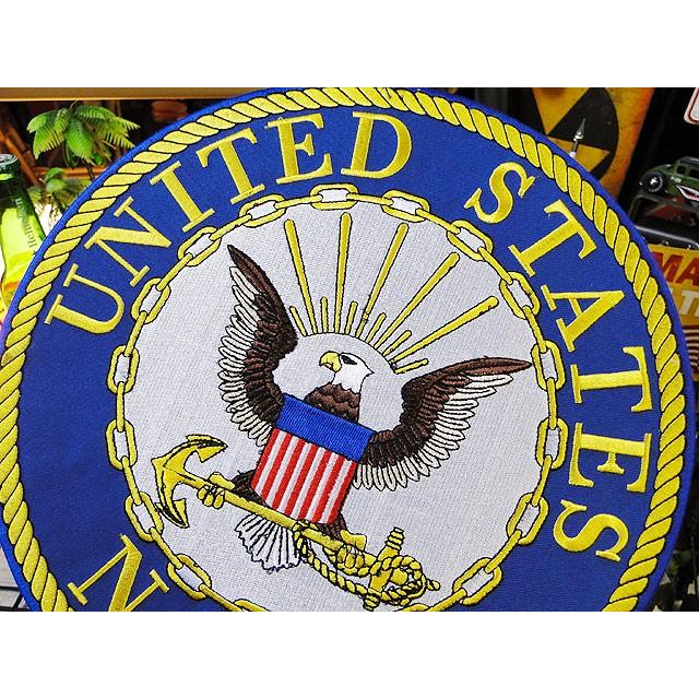 U.S.ネイビー　ビッグサイズワッペン　アメリカン雑貨 アメリカ雑貨 |  | 01