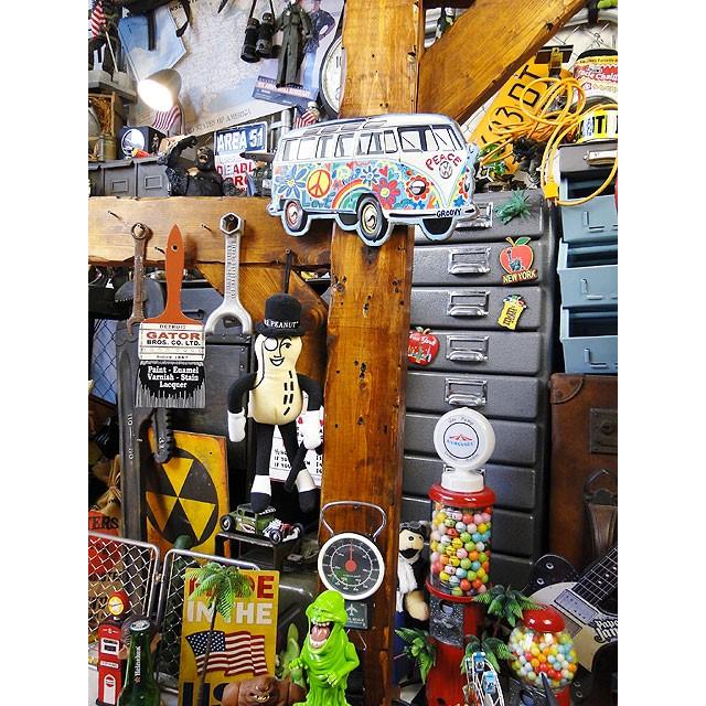 ラブ＆ピース　ワーゲンバス　エンボス　ティンサイン　アメリカ雑貨 アメリカン雑貨 |  | 04