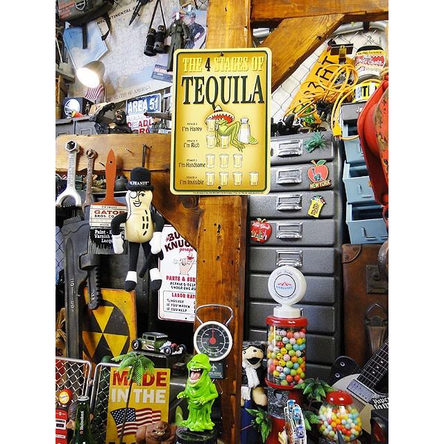 「テキーラを飲むとこうなる」　ミニジョーク看板　アメリカ雑貨　アメリカン雑貨 |  | 04