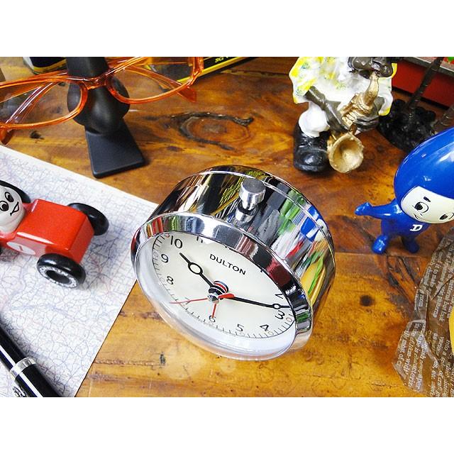 ダルトン　クォーツアラームクロック　（クローム）　■　アメリカン雑貨　アメリカ雑貨　DULTON | DULTON | 01