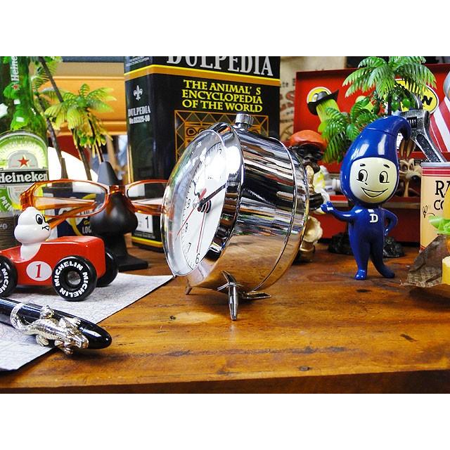 ダルトン　クォーツアラームクロック　（クローム）　■　アメリカン雑貨　アメリカ雑貨　DULTON | DULTON | 03