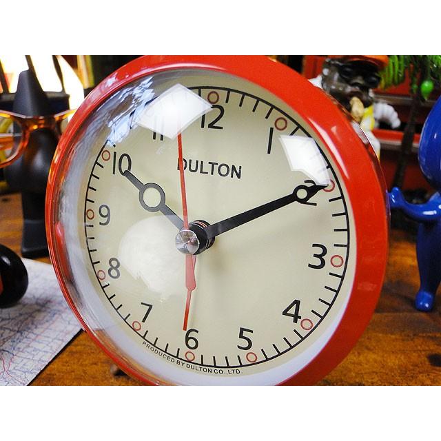 ダルトン　クォーツアラームクロック　（レッド）　■　アメリカン雑貨　アメリカ雑貨　DULTON | DULTON | 02