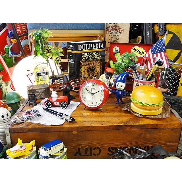 ダルトン　クォーツアラームクロック　（レッド）　■　アメリカン雑貨　アメリカ雑貨　DULTON | DULTON | 07