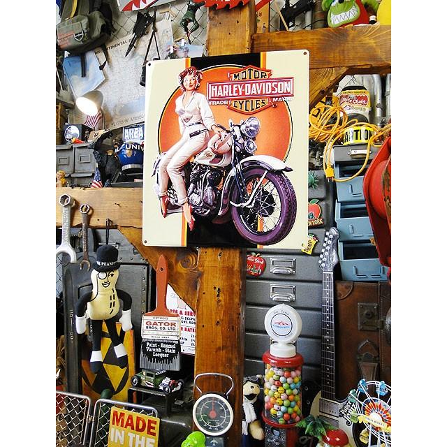 ハーレーダビッドソン　エンボスティンサイン　（ドリーミングベイブ）　アメリカン雑貨 アメリカ雑貨 | Harley Davidson | 05
