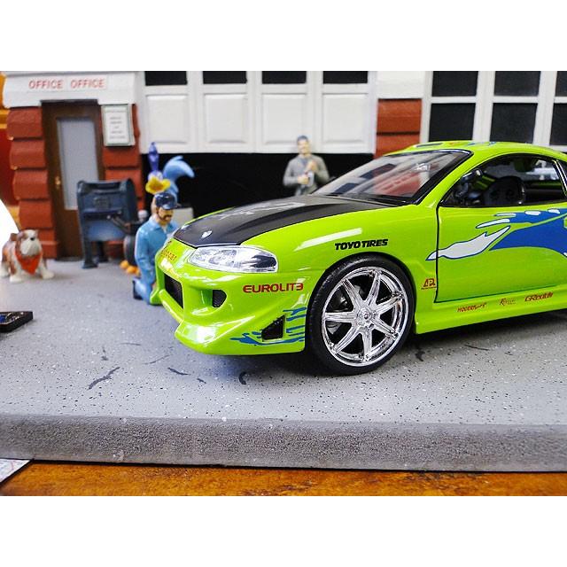 1/18 アメリカンマッスル 三菱エクリプス スポコン ミニカー Jada 映画 ワイルドスピード ダイキャストミニカー 1/24スケール