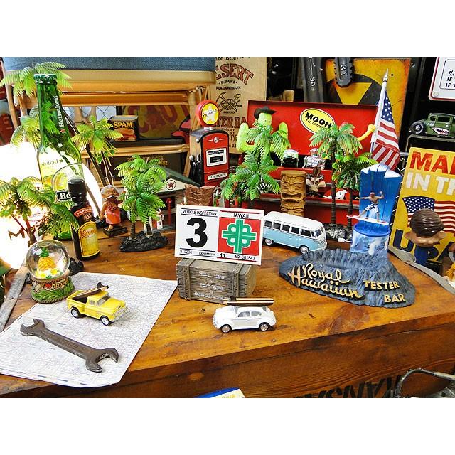 ハワイの車検バンパーステッカー　レプリカ　（3月）　アメリカ雑貨　アメリカン雑貨 爆買 |  | 03