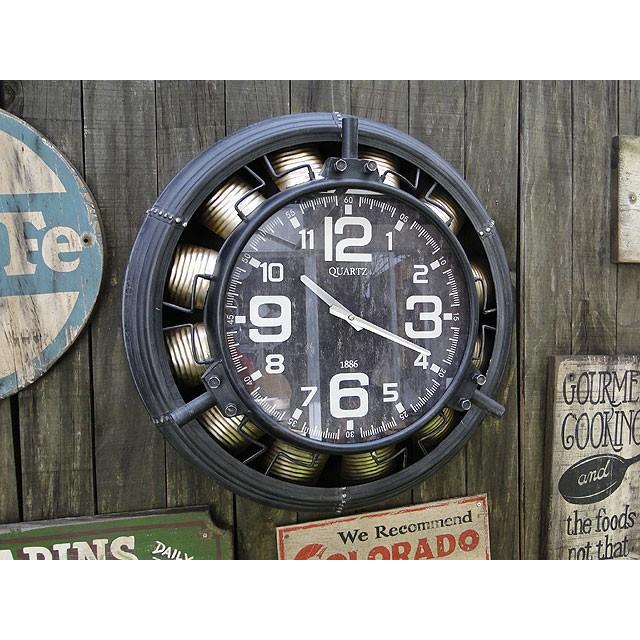 即納】【在庫あり】プロペラ機 ビッグサイズウォールクロック アメリカ