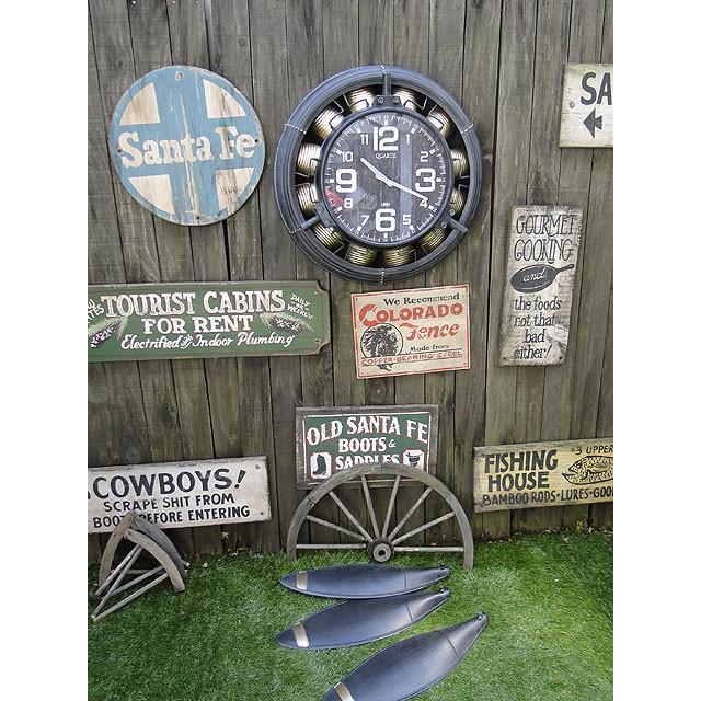 即納】【在庫あり】プロペラ機 ビッグサイズウォールクロック アメリカ