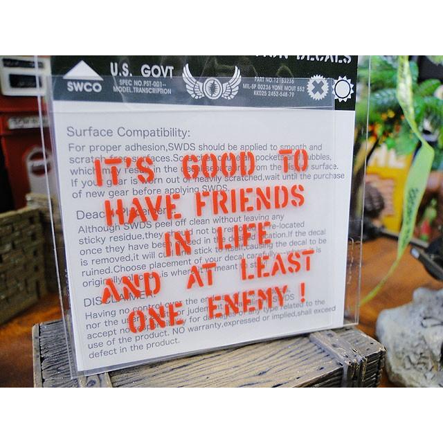 ことわざステンシル転写ステッカー　（キライなヤツがいてもいいんじゃない？）　アメリカン雑貨　アメリカ雑貨 |  | 01