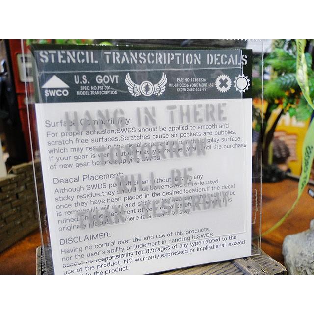 ことわざステンシル転写ステッカー　（がんばれ！明日はもっといい日になるよ！）　アメリカン雑貨　アメリカ雑貨 |  | 01