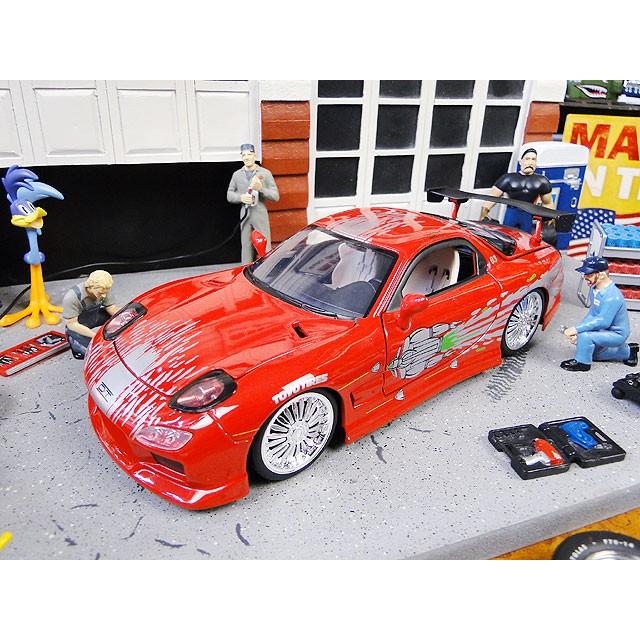 Jada　映画　ワイルドスピード　ダイキャストミニカー　1/24スケール　（ドム/マツダ　RX-7）　アメリカン雑貨 アメリカ雑貨 | 