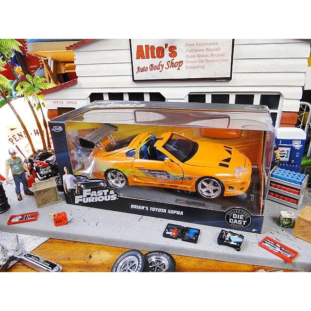 Jada　映画　ワイルドスピード　ダイキャストミニカー　1/24スケール　（ブライアン/トヨタ　スープラ/オレンジ）　アメリカ雑貨 |  | 14