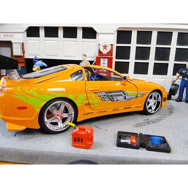 Jada　映画　ワイルドスピード　ダイキャストミニカー　1/24スケール　（ブライアン/トヨタ　スープラ/オレンジ）　アメリカ雑貨 |  | 09
