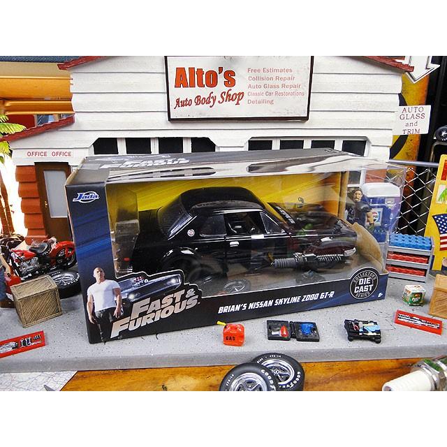 Jada　映画　ワイルドスピード　ダイキャストミニカー　1/24スケール　（ブライアン/ニッサン　スカイライン2000　GT-R　ハコスカ） |  | 15