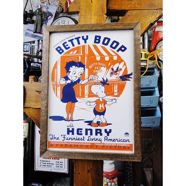 ポスターフレーム ベティ ブープ ヘンリー アメリカ雑貨 アメリカン雑貨 アメリカ雑貨通販キャンディタワー 通販 Yahoo ショッピング