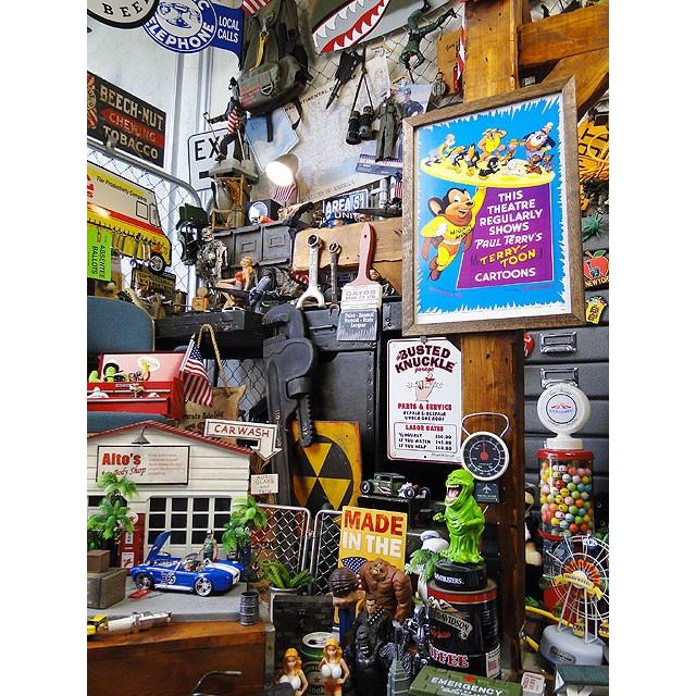 ポスターフレーム （マイティマウス） ポスター＆木製フレームのセット
