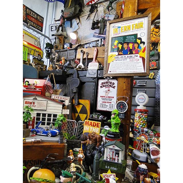 ポスターフレーム （シンプソンズ/インターンフェア） ポスター＆木製