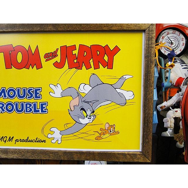 ポスターフレーム　（トムとジェリー）　ポスター＆木製フレームのセット ■ アメリカン雑貨 アメリカ雑貨 |  | 03